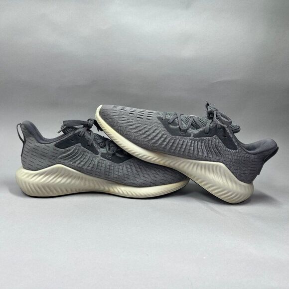 Adidas Alphabounce Running Shoes Men's 12 Gray White Athletic Training Sneakers - Picture 7 of 11